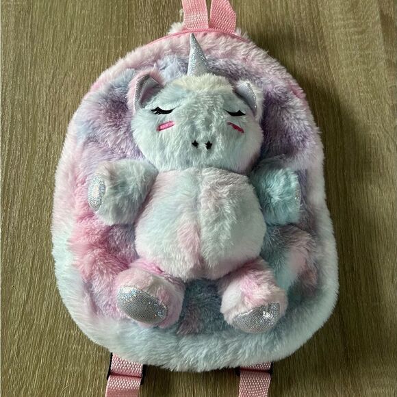NWOT … Plush “UNICORN” Backpack - Picture 1 of 3